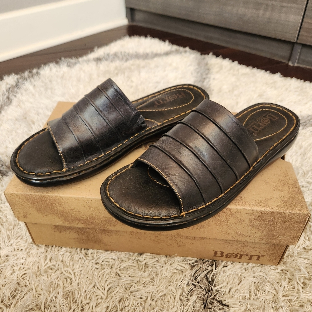 Black Born Dolly slide Size 7